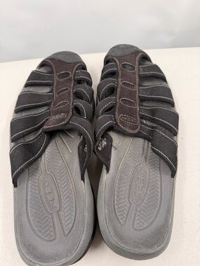 KEEN Men’s Black Strappy Slide Sandals Mens size 11.5